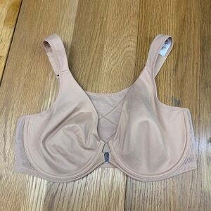 Delimira Posture Bra Front Closure Underwire Beige Nude Tan Size 38D W698
